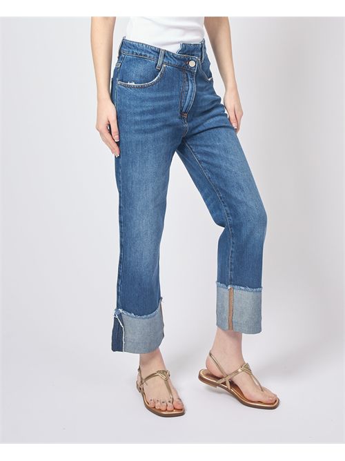 Jeans donna Alessia Santi con chiusura asimmetrica ALESSIA SANTI | 511SD2600400